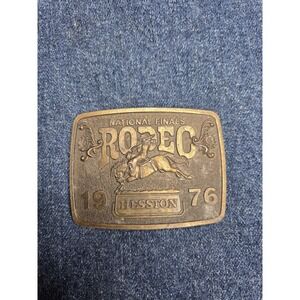 1976 Hesston NFR Championship Belt Buckle - Limited Edition